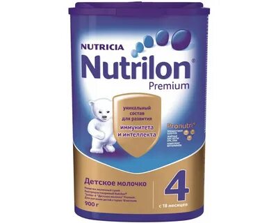 Детское молочко Nutrilon Junior 4 Premium, с 18 мес., 900г. 