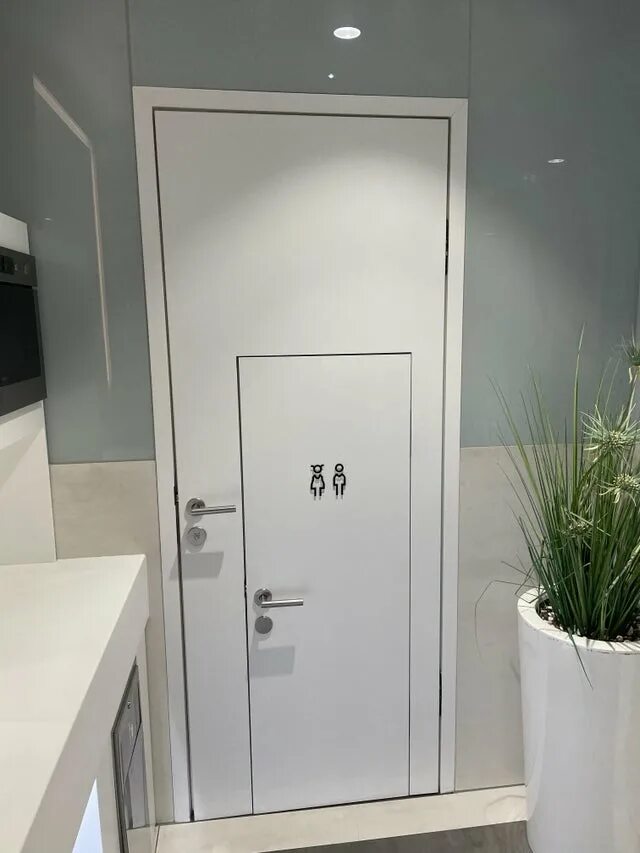 Туалетная дверь. Маленькие двери. Дверь маленького размера. Дверь обычная.