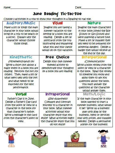 Multiple Intelligence activities. Multiple Intelligences Worksheet. Types of Intelligence Worksheet. Tic tac Toe reading.