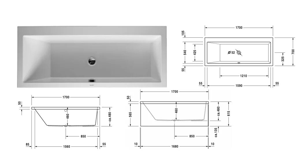 Ванна 1700 700. Ванна Duravit Vero 710135005371000 акрил. Ванна Duravit. Ванна Duravit Vero. Ванна Duravit Vero 700131 акрил.