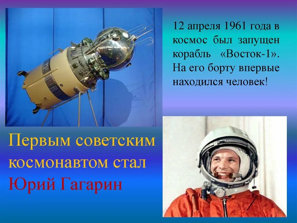 Презентация 12 апреля день космонавтики для детей
