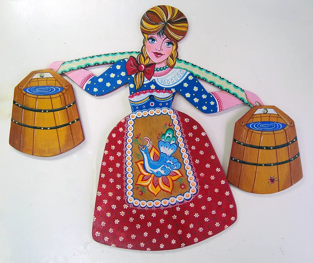 коромысло для переноски ведер. ведро деревянное старинное. коромысло с ведрами. коромысло для переноски воды. расписные ведра с коромыслом.