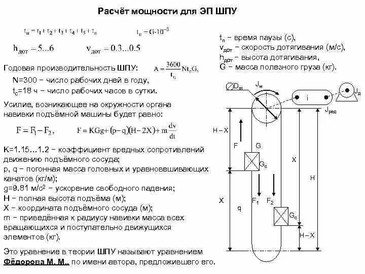 Двигатель подъемной машины имеет мощность 4. Схема шпу мощности. Схема шахтной подъемной установки. Шахтных подъемных установок. Расчет электроснабжения шахтной подъемной установки.