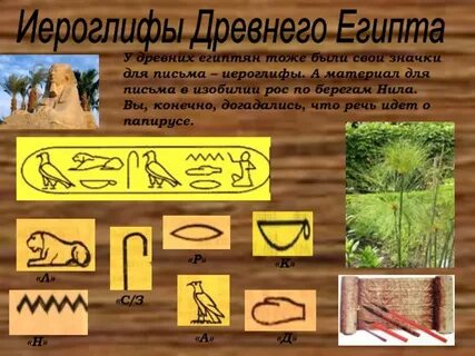 Материал для письма в египте