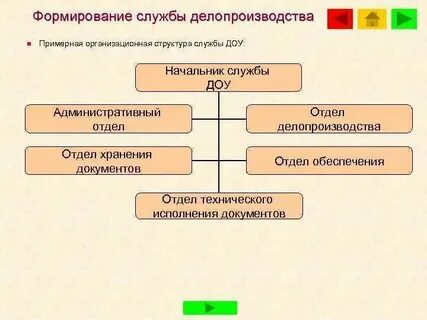 Состав службы доу