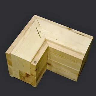 Коробка из бруса