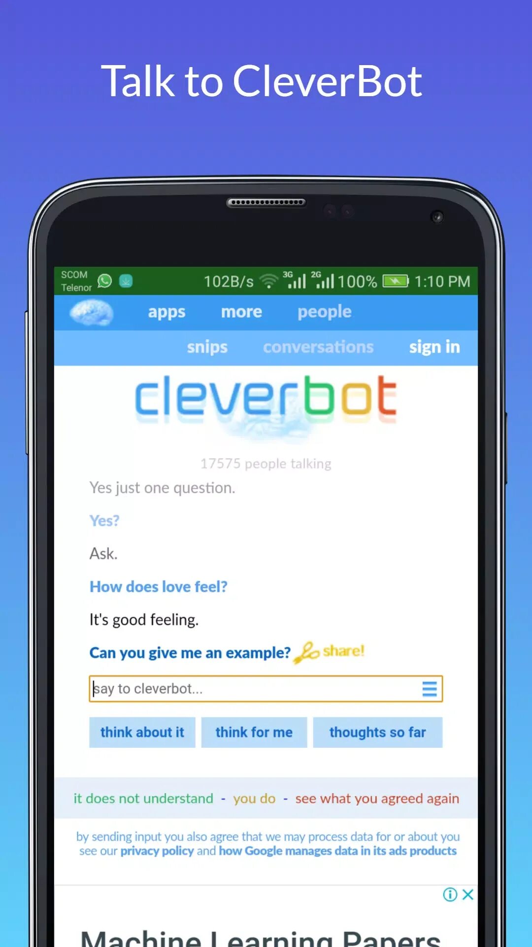 Clever bot. Клевер бот. клевербот. cleverbot. talking bot.