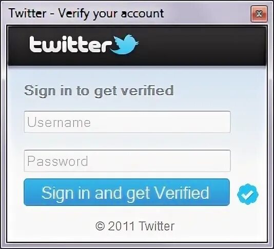 Verify username hold