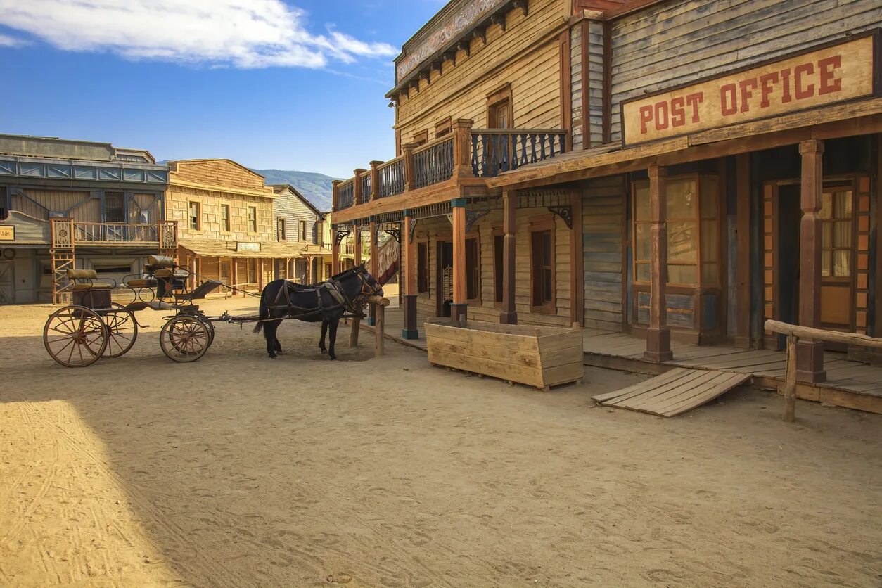 A place in the west. Wild west world. towns real. 1:1 town in real life.