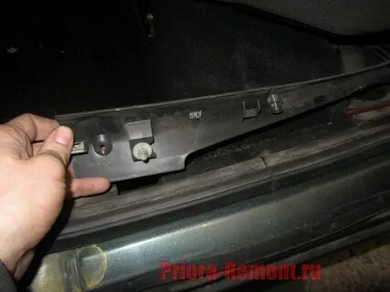 Как снять пороги приоры