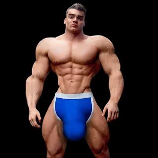 Slideshow bodybuilder huge bulge 