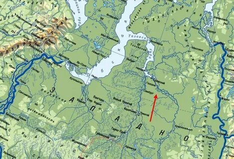 В какое море впадает река таз
