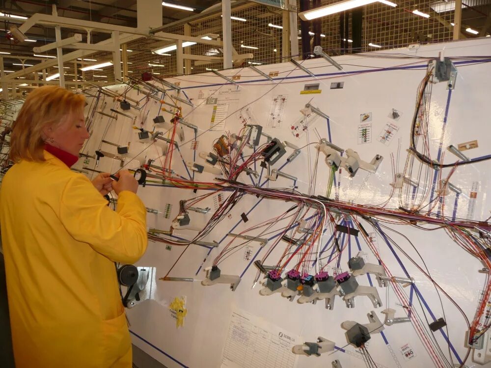 сборщик жгутов проводов. вязальщик проводов. схемных жгутов. вязальщик жгутов леони. стенд для изготовления жгутов проводов.