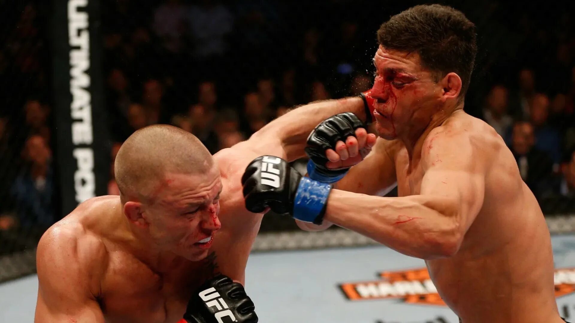 Нокауты в ufc. UFC 300 Diaz. Смешанные единоборства UFC.