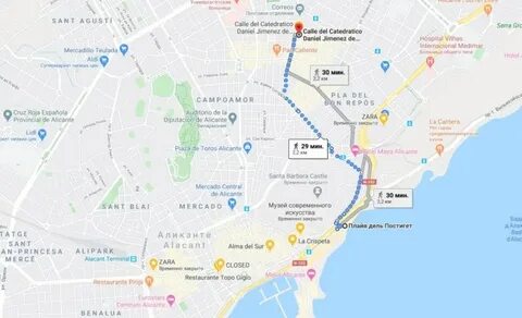 Районы аликанте