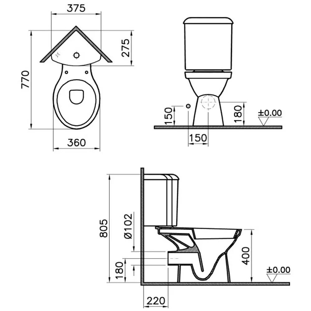 Угловой унитаз с бачком Norm Wenkel 9854b099/7200. Угловой унитаз-компакт Vitra Norm Wenkel. Угловой унитаз Norm Wenkel, крышка термопласт с микролифтом. 9854b099-7200. Угловой компакт