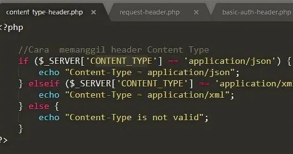 Text json header