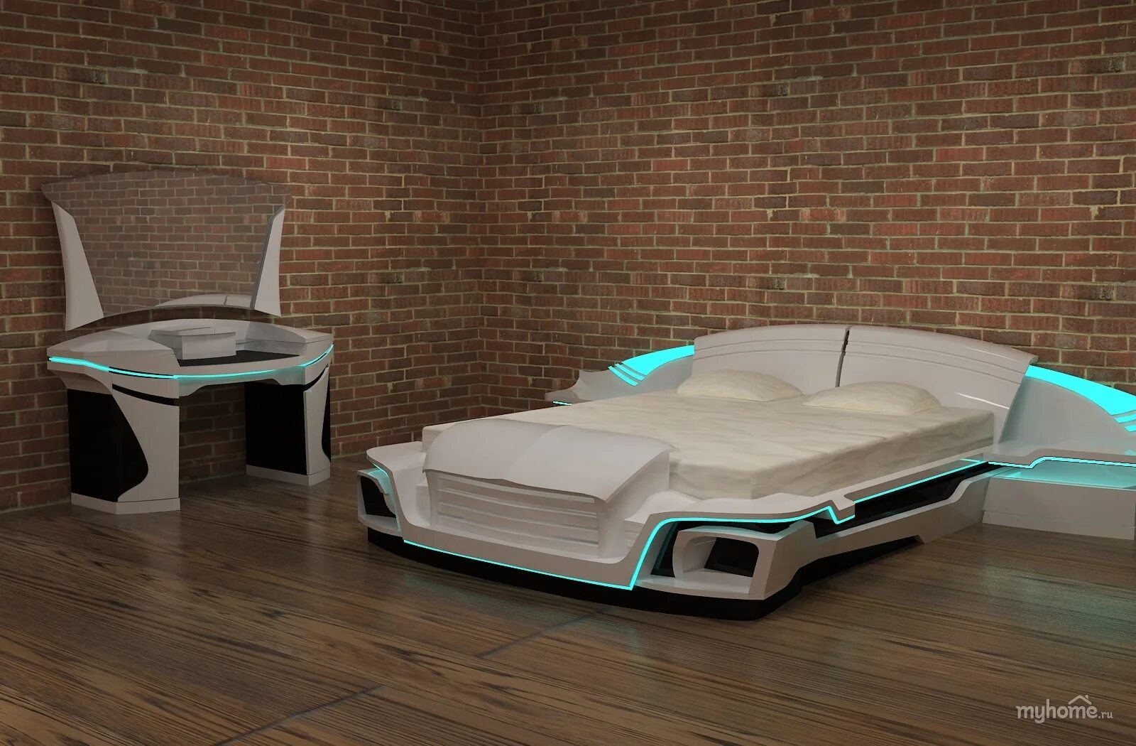 Купить будущие. Футуристическая кровать. Кровать будущего. Кровать в футуристическом стиле. Мебель будущего.