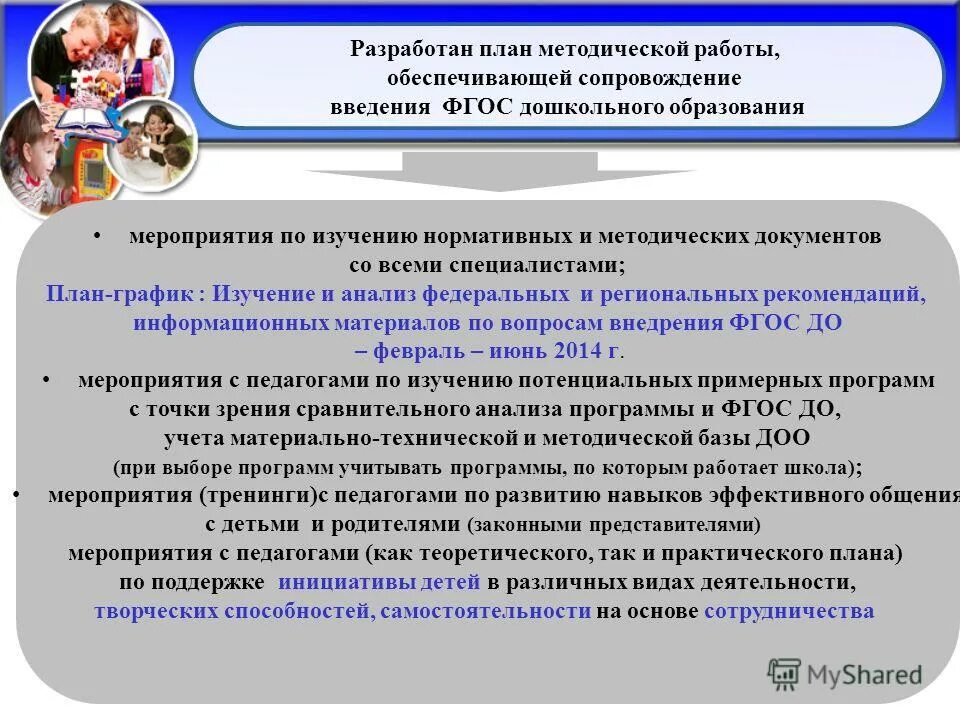 Фгос дошкольного образования направлен. ФГОС В детском саду. Условия ФГОС дошкольного образования.