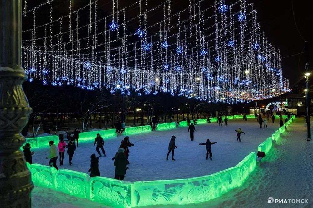 Каток на новособорной томск