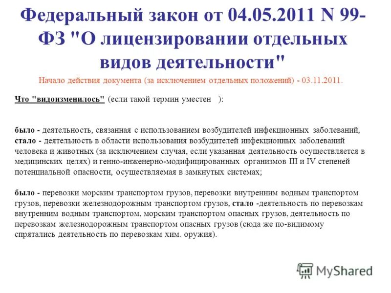2011 99-фз о лицензировании отдельных видов деятельности. Договор с нато 2007 года 410940-4. Фз 99 от 2007 года. Фз 99 от 2007 года. Положение о лицензировании отдельных видов деятельности.