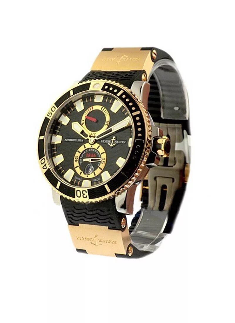 Maxi marine. Улисс Нордин 265-90. Ulysse Nardin Maxi Marine Diver Gold. Maxi Marine Diver Ulysse Nardin Titanium.