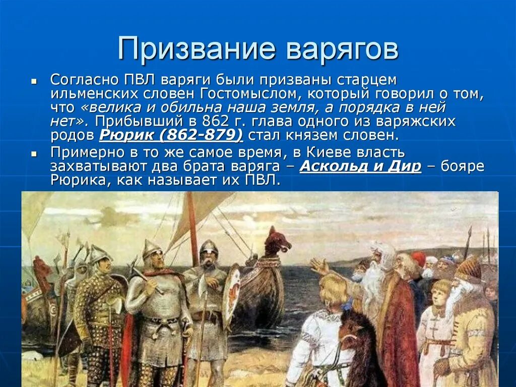 В каком году положили. 862 Год призвание варягов в Новгород. 862 Год призвание Варяг Рюрика в Новгород. 862 Г. – «призвание варягов» на Русь.. Призвание Рюрика на княжение в Новгород призвание варягов.