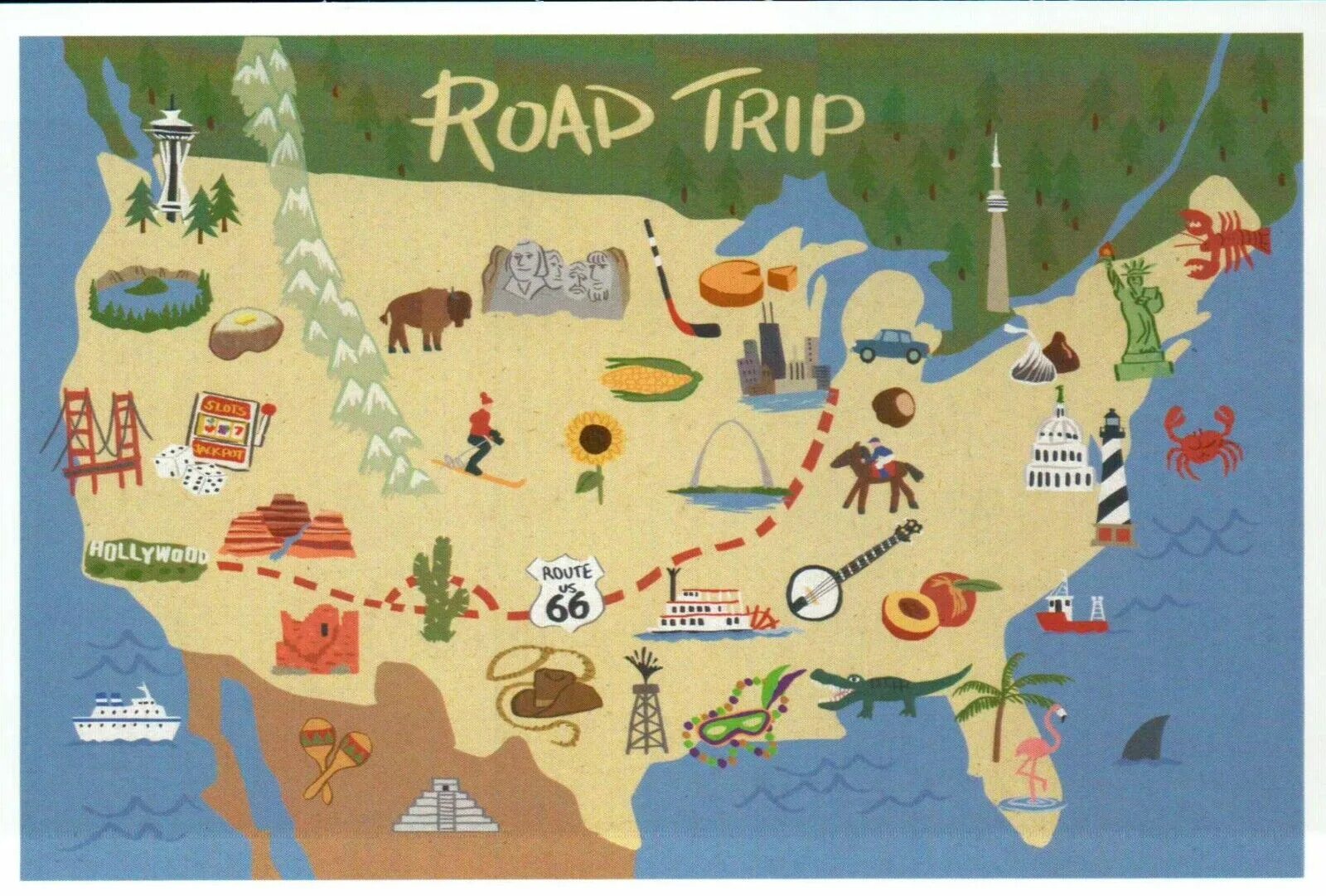 Road trip Map. Роад трип Постер. Карта путешествия на ферму. TRP Map.