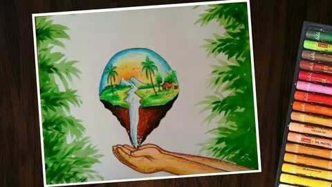 Что нарисовать на зеленой бумаге