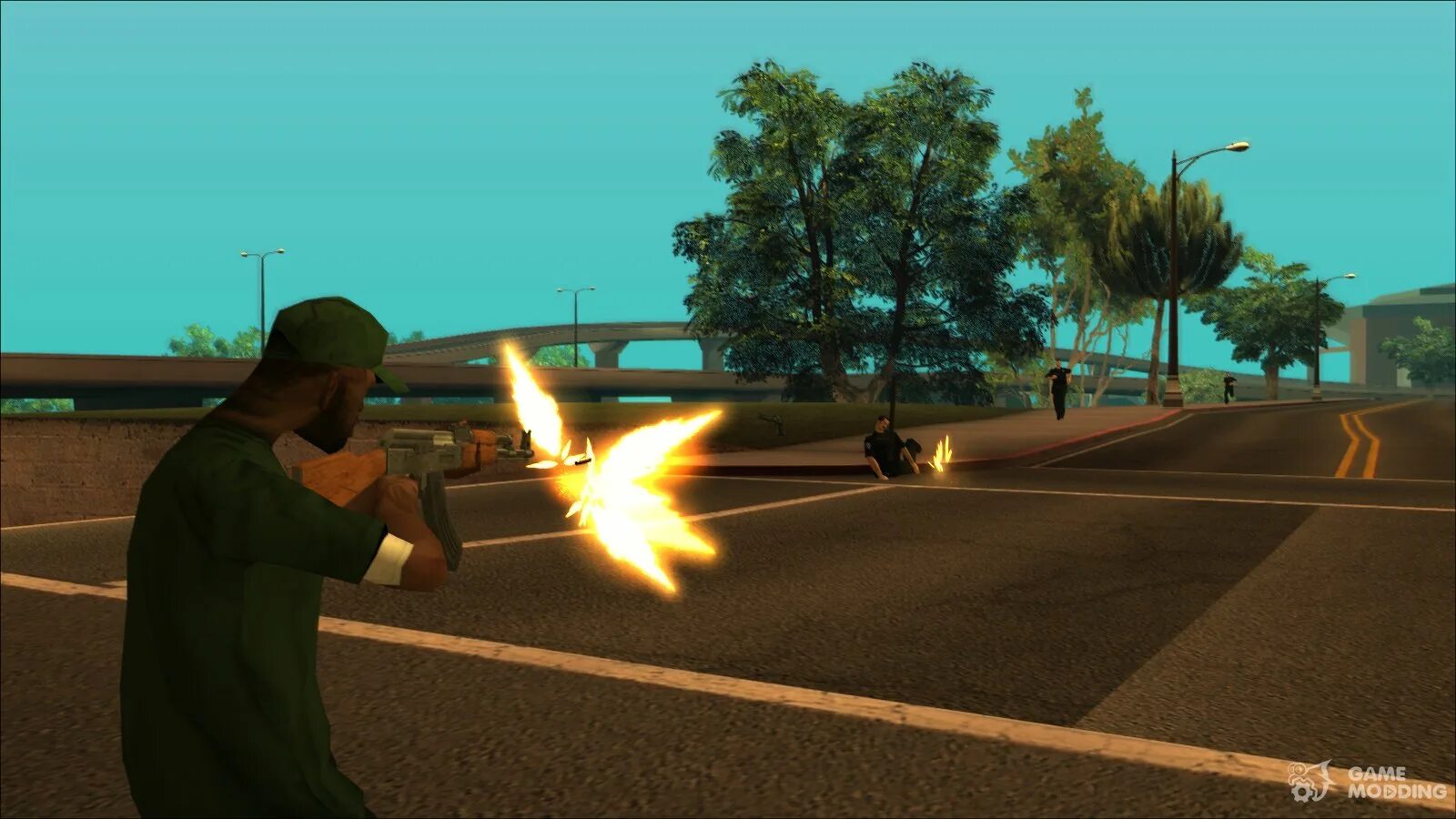 Improved effects. GTA San Andreas выстрелы пули. ГТА Сан андреас v0.06. San Andreas Mod Loader. Эффекты ГТА Сан андреас.