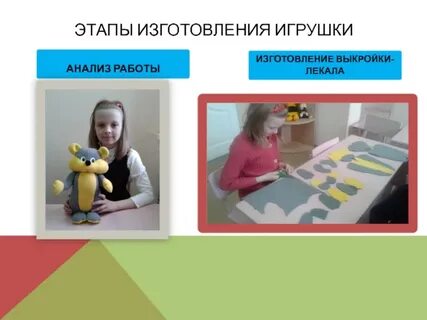 Этапы изготовления игрушки