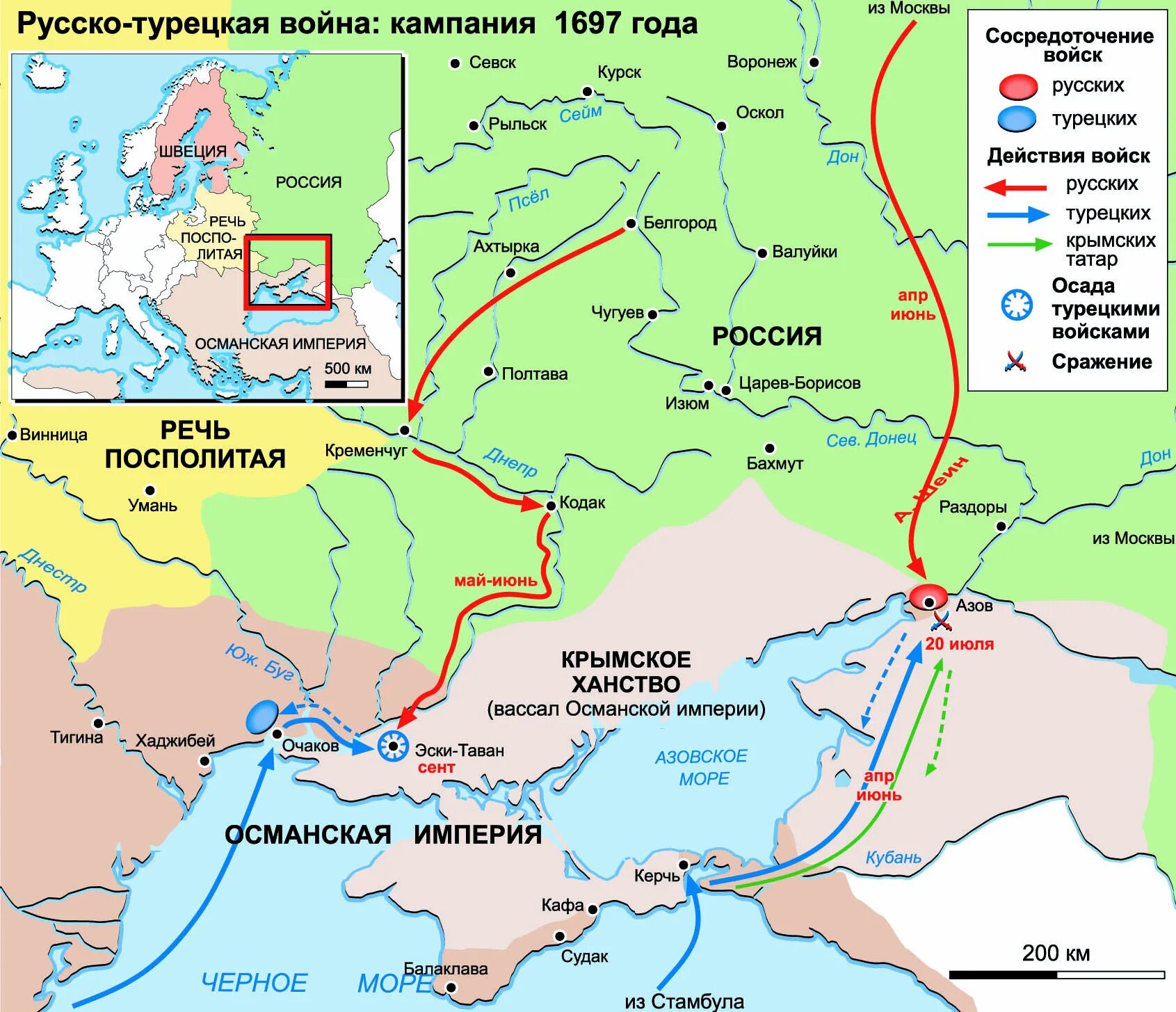 Русско турецкая 1700