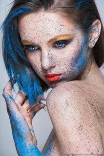 Painted girl