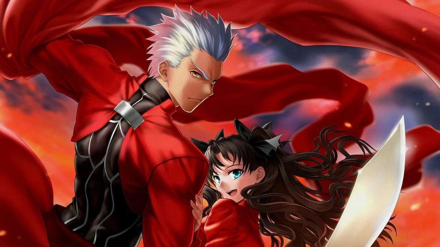 Fate Рин Тосака. Судьба Рин Тосака. Арчер Fate stay Night. Ночь схватки порядок