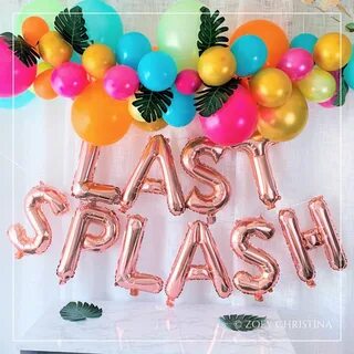 last splash bachelorette party decorations for bride or pool party Plano De...