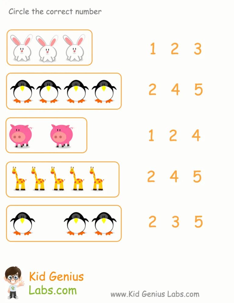 Write the correct number