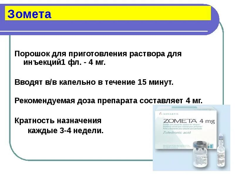 Зомета раствор. Приготовление порошков для инъекций. зомета. энплейт порошок для приготовления раствора для инъекций. зинфоро порошок для приготовления раствора для инъекций.