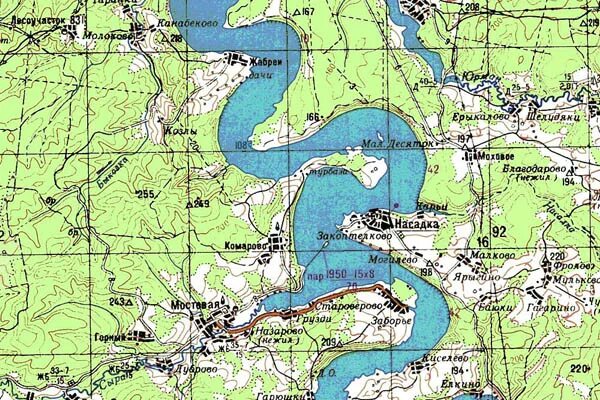 Карта глубин реки сылва p91-27-2 Компания ООО "ВИКАР"