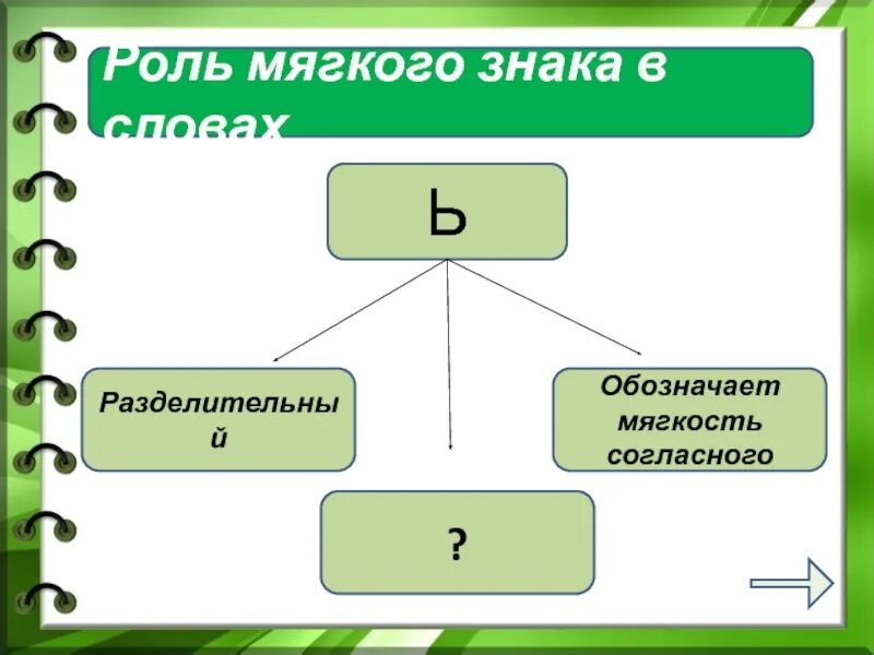 Пальчик мягкий знак какую функцию выполняет. Роль мягкого знака. Функции мягкого знака. Роль мягкого знака в слове схема. Функции мягкого знака в русском.