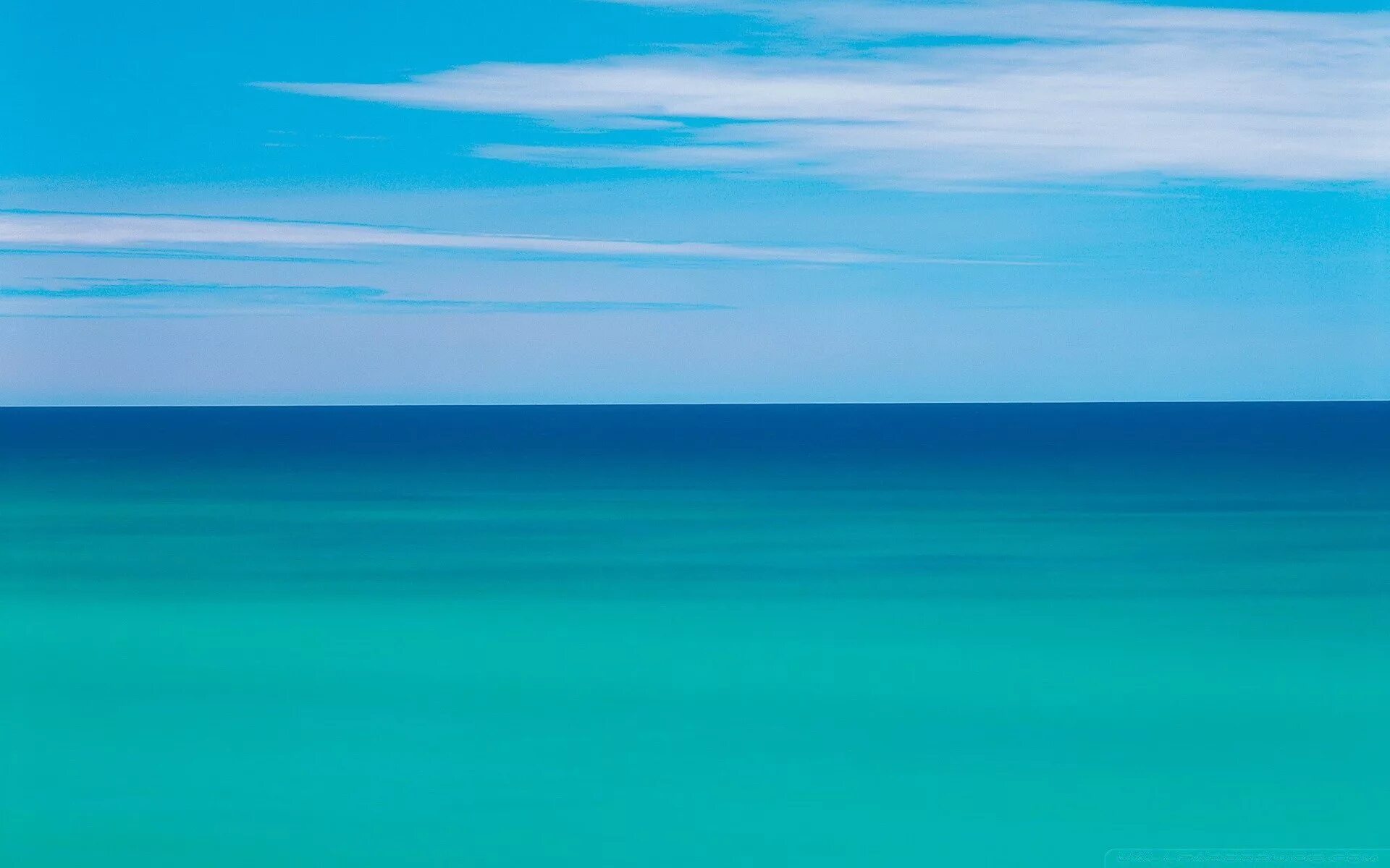 Море Горизонт. Голубое море. Бирюзовое море. Бирюзовый пейзаж. По бирюзовому небосклону бесконечно