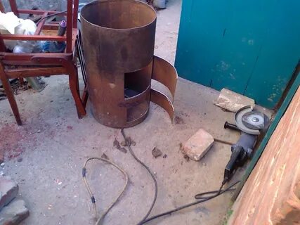 Сделать печку своими руками из трубы