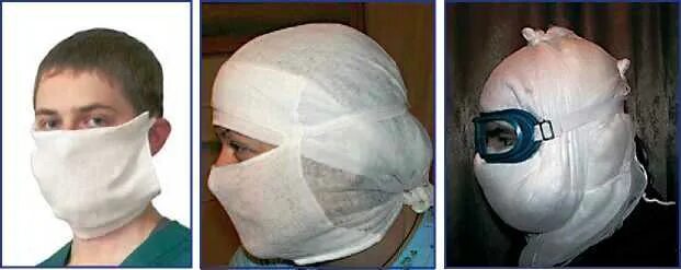 Маски после операций. Операционная марлевая маска Микулича. Хирургическая марлевая повязка. Хирургическая марлевая маска для лица.