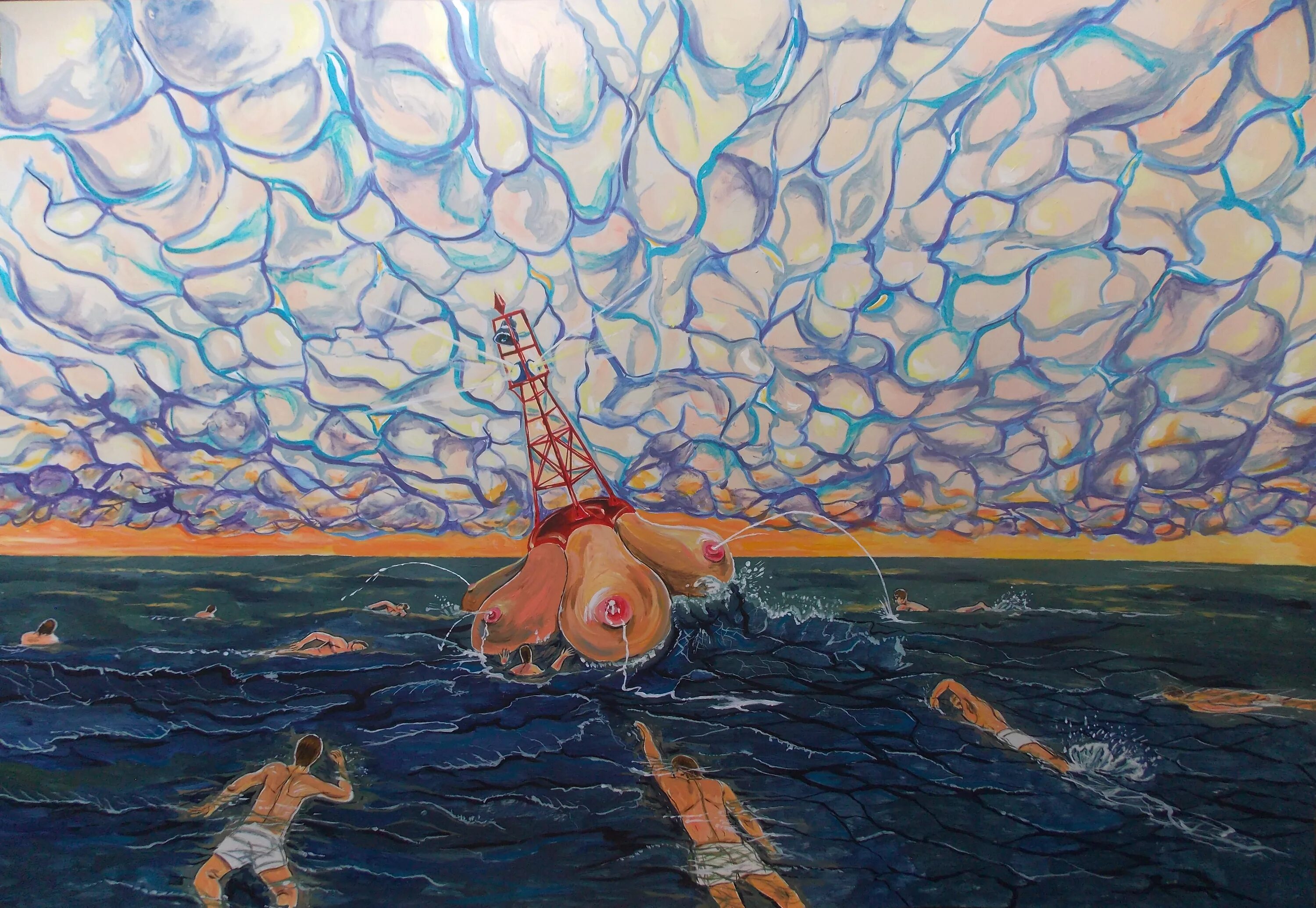 Как называются художники рисующие море. Аллахвердян художник море. Современное искусство море. Море в искусстве.