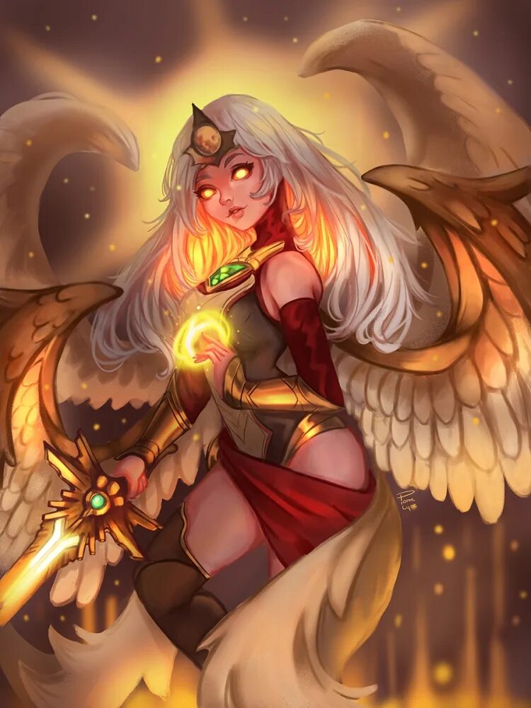 Кейл читать. League of legends кейл. кейл феникс.