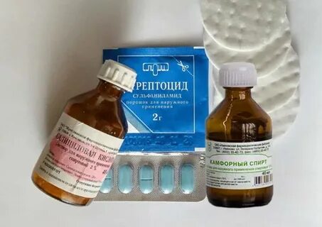 Стрептоцид от прыщей на лице