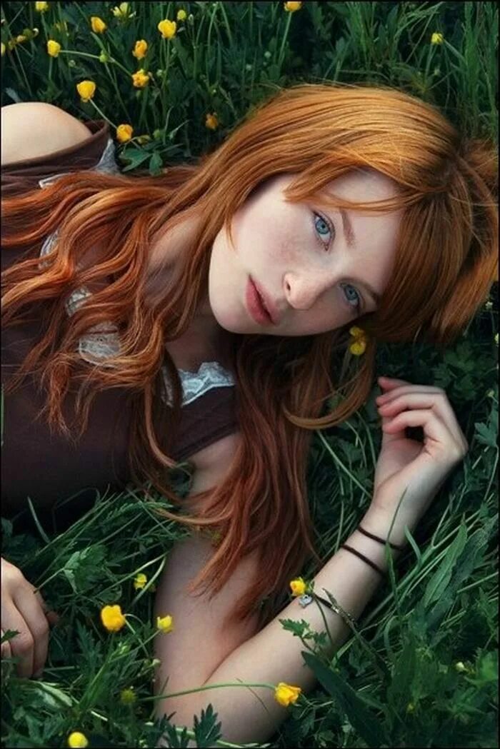 Redhead babe. Рыжеволосая Катрин ирландка.