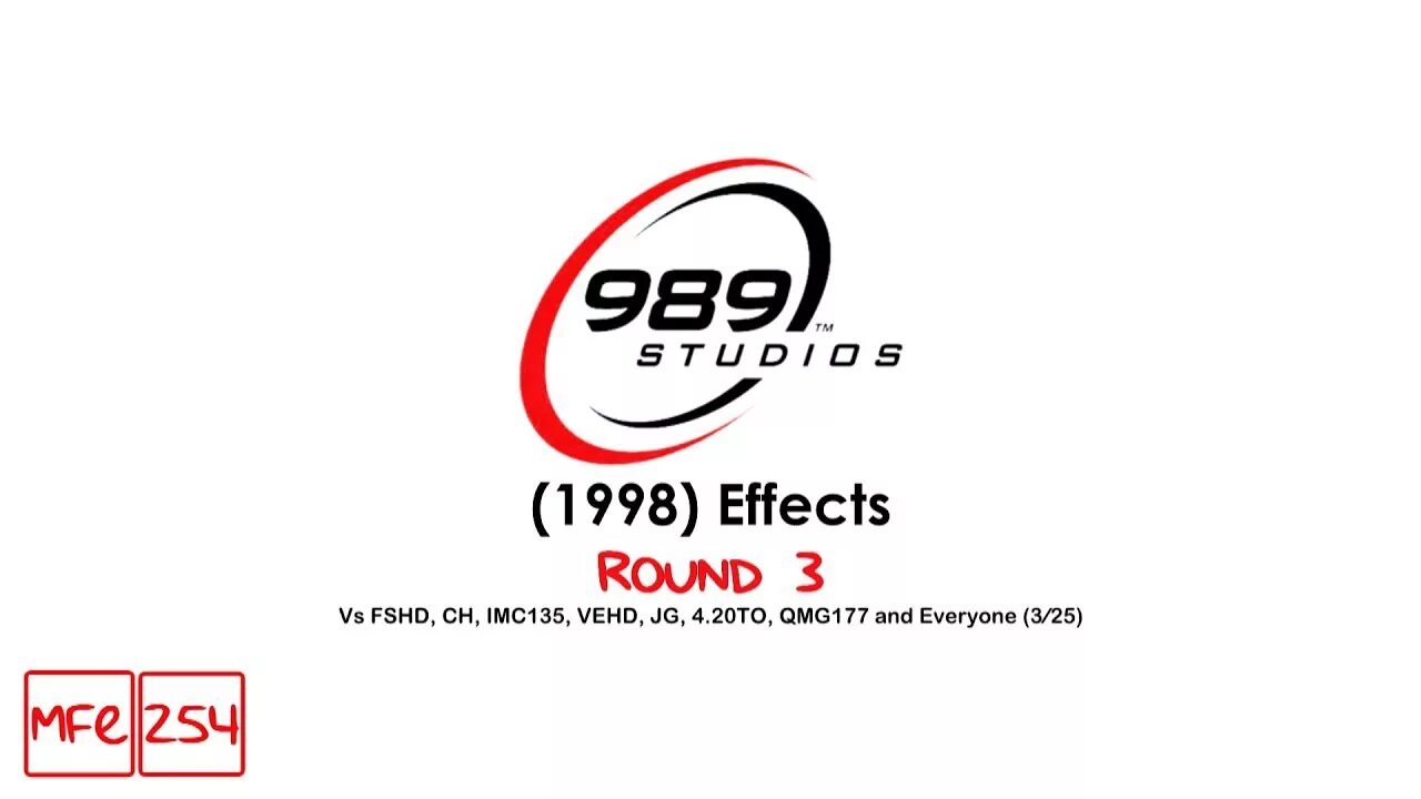 Round effects. IMC 135. 989 Studios. 989 Studios проекты. 989 Studios logo.