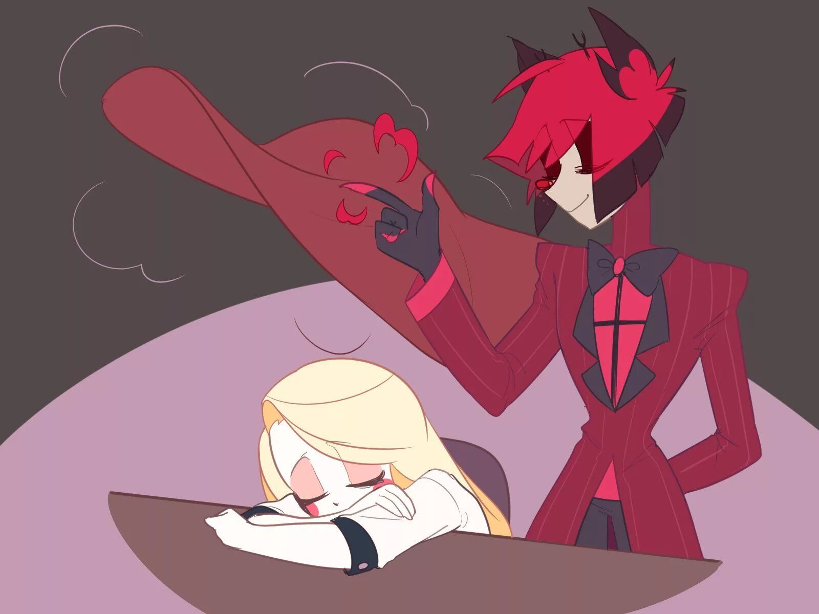 Alastor doing charlie animation. Hazbin Hotel Чарли. Отель ХАЗБИН Чарли и Аластор любовь. Отель ХАЗБИН Чарли и Аластор арт. Отель ХАЗБИН Аластор и Чарли любовь 18 комиксы.