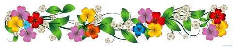 Ленты узкие цветы