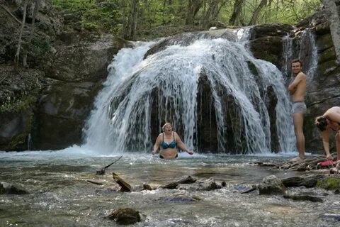 Водопад джур джур в крыму карта
